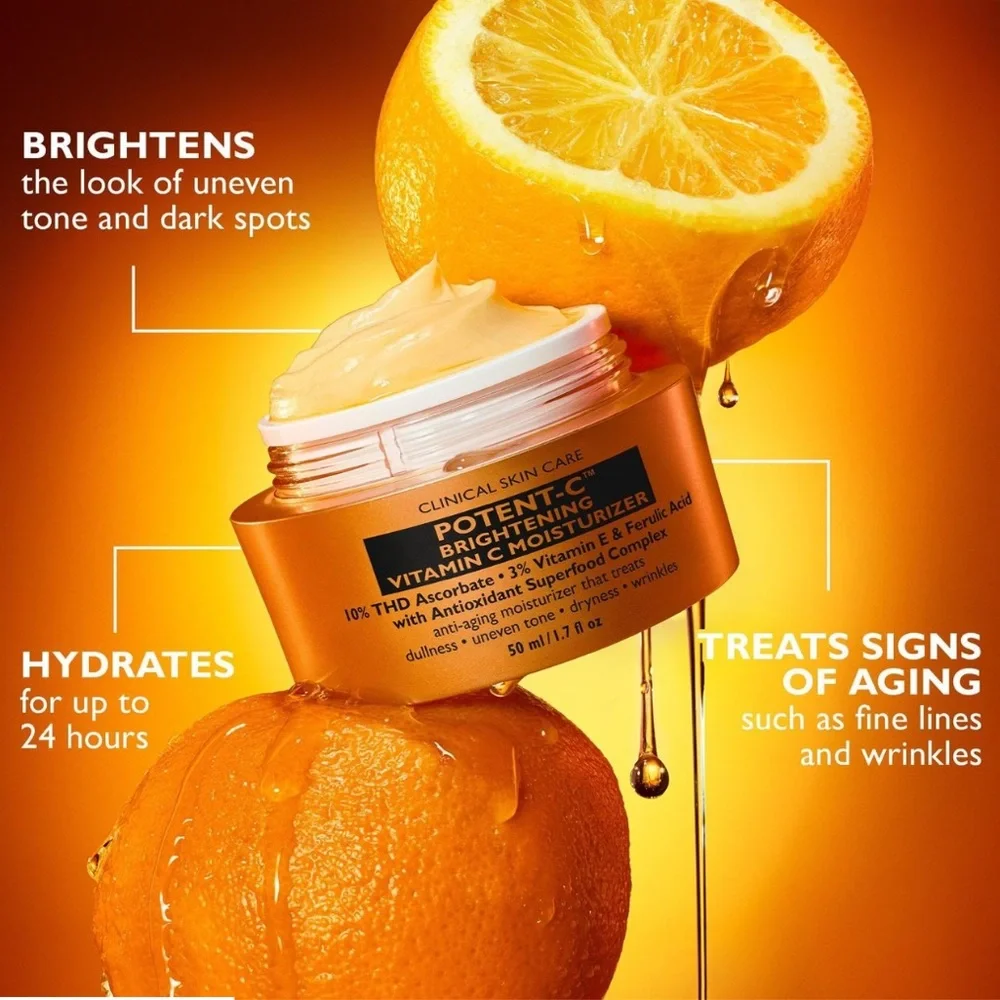 $14❤️🔥 ONLY 1! Peter Thomas Roth Potent C Brightening Vitamin Moisturizer 2PK - Picture 3 of 9